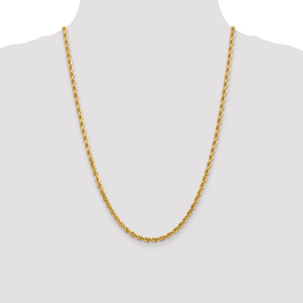 Leslie's 14K 4mm Diamond-Cut Rope Chain - Image 4