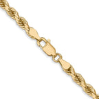 Leslie's 14K 4mm Diamond-Cut Rope Chain - Image 3