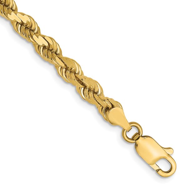 Leslie's 14K 4mm Diamond-Cut Rope Chain