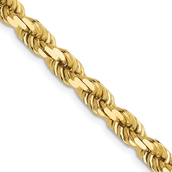 Leslie's 14K 4.5mm Diamond-Cut Rope Chain