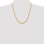 Leslie's 14K 4.5mm Diamond-Cut Rope Chain - Image 4
