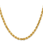 Leslie's 14K 4.5mm Diamond-Cut Rope Chain - Image 2