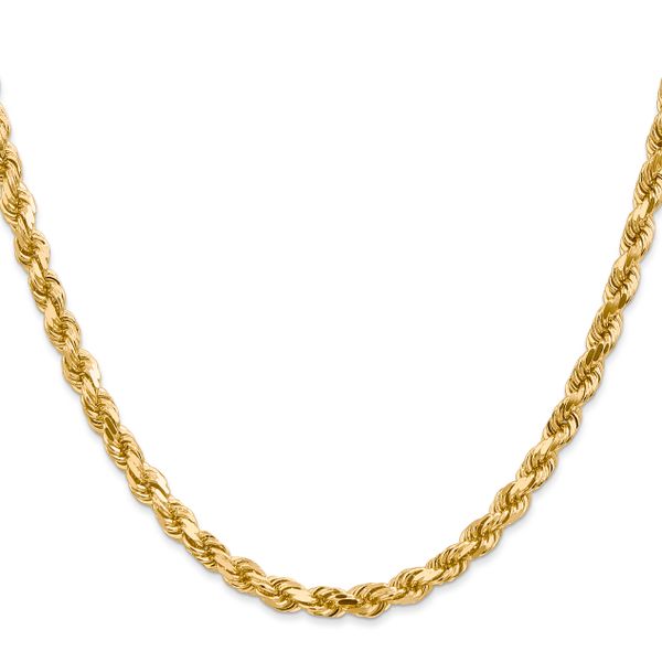 Leslie's 14K 4.5mm Diamond-Cut Rope Chain - Image 2