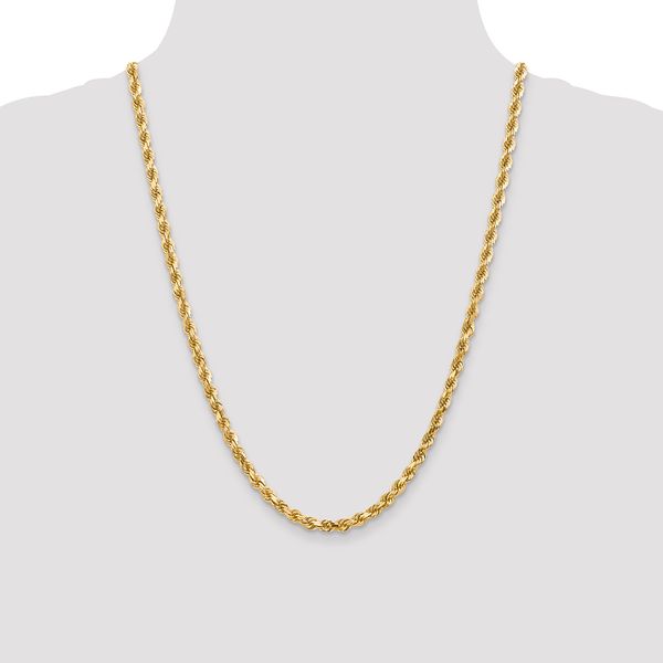 Leslie's 14K 4.5mm Diamond-Cut Rope Chain - Image 4