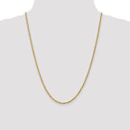 Leslie's 14K 2.5mm Diamond-Cut Lightweight Rope Chain - Image 4