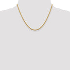 Leslie's 14K 2.75mm Diamond-Cut Lightweight Rope Chain - Image 4