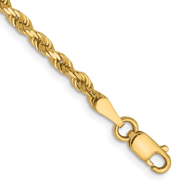 Leslie's 14K 2.75mm Diamond-Cut Lightweight Rope Chain