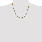 Leslie's 14K 3.5mm Diamond-Cut Lightweight Rope Chain - Image 4