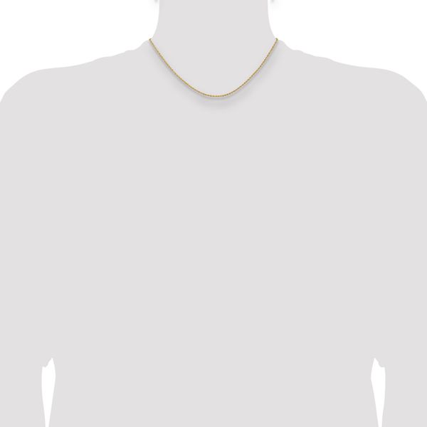 Leslie's 14K 1.6mm Solid Regular Rope Chain - Image 4