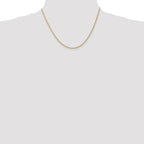 Leslie's 14K 1.6mm Solid Regular Rope Chain - Image 4