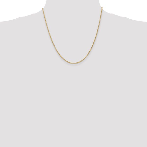 Leslie's 14K 1.6mm Solid Regular Rope Chain - Image 4