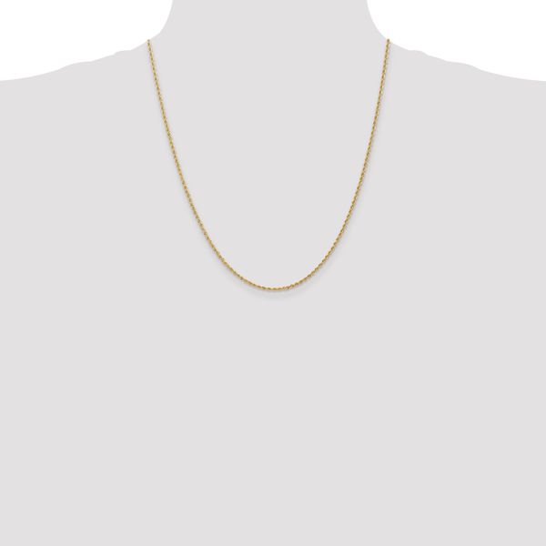 Leslie's 14K 1.6mm Solid Regular Rope Chain - Image 4