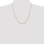 Leslie's 14K 1.6mm Solid Regular Rope Chain - Image 4