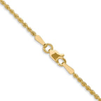 Leslie's 14K 1.6mm Solid Regular Rope Chain - Image 3