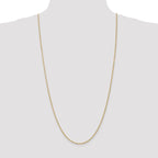 Leslie's 14K 1.6mm Solid Regular Rope Chain - Image 4