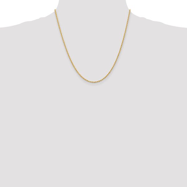 Leslie's 14K 2mm Solid Regular Rope Chain - Image 4