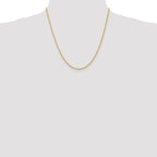 Leslie's 14K 2mm Solid Regular Rope Chain - Image 4