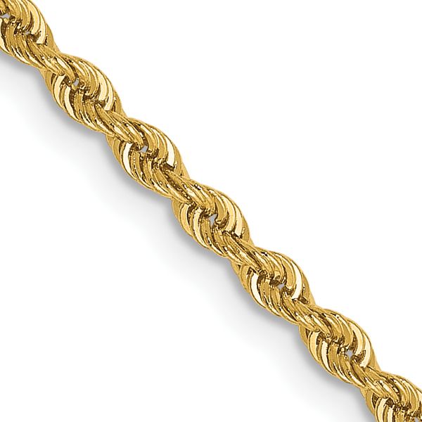 Leslie's 14K 2mm Solid Regular Rope Chain