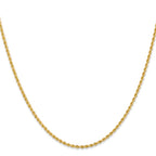 Leslie's 14K 2mm Solid Regular Rope Chain - Image 2