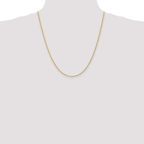 Leslie's 14K 2mm Solid Regular Rope Chain - Image 4