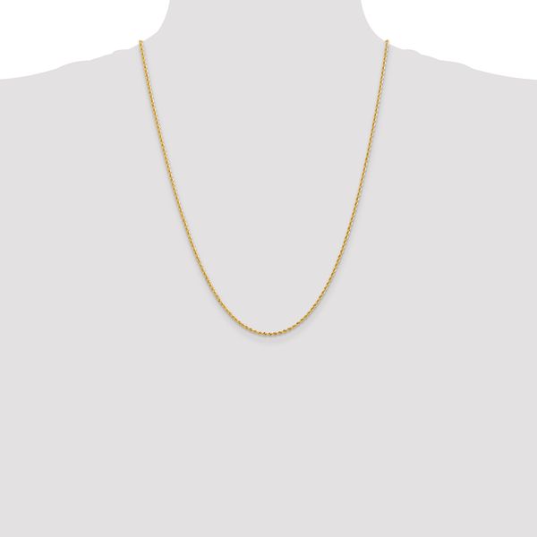 Leslie's 14K 2mm Solid Regular Rope Chain - Image 4