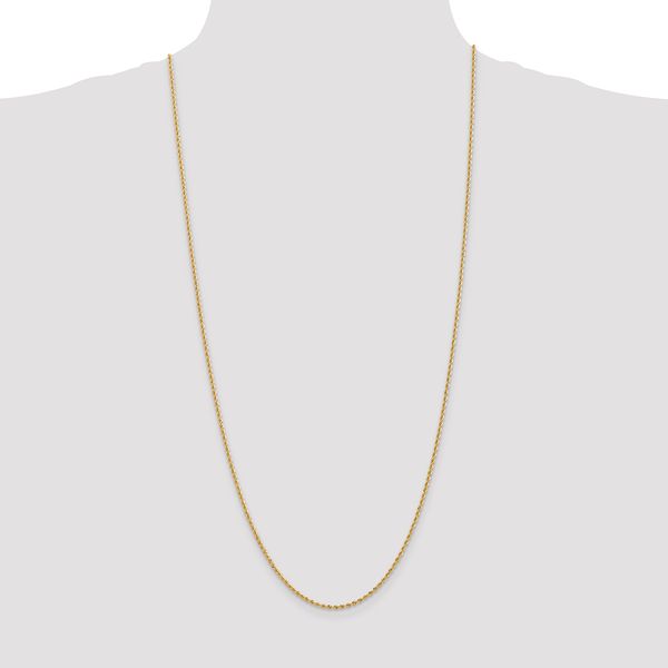 Leslie's 14K 2mm Solid Regular Rope Chain - Image 4