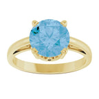 Solitaire Scroll Setting® Ring - Image 3