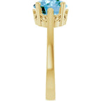 Solitaire Scroll Setting® Ring - Image 4
