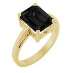 Scroll Setting® Solitaire Ring
