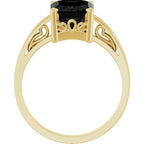 Scroll Setting® Solitaire Ring - Image 2