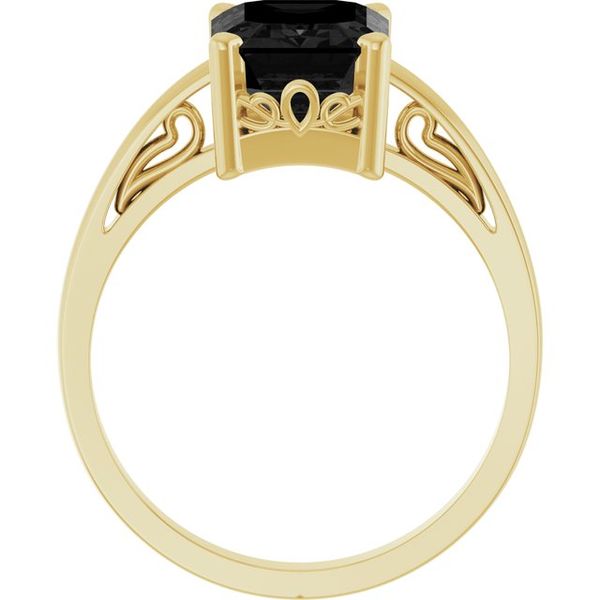 Scroll Setting® Solitaire Ring - Image 2