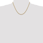 Leslie's 14K 2.5mm Solid Regular Rope Chain - Image 4
