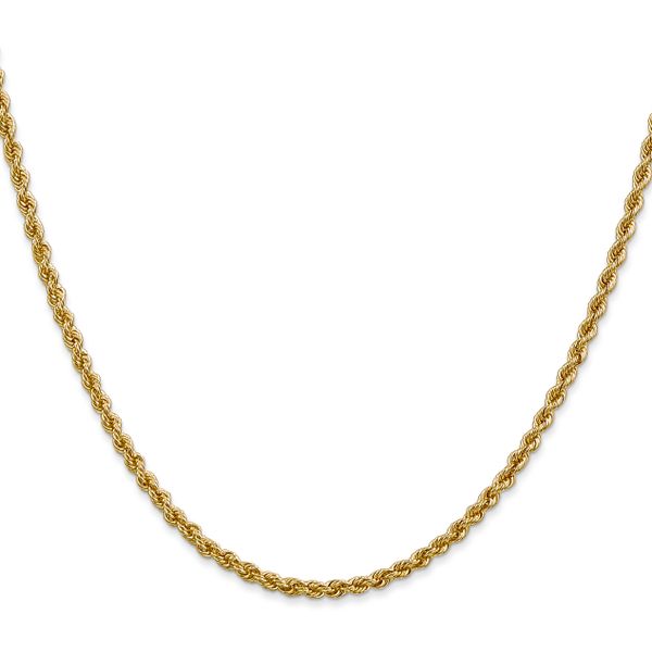 Leslie's 14K 2.5mm Solid Regular Rope Chain - Image 2
