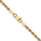 Leslie's 14K 2.5mm Solid Regular Rope Chain - Image 3