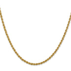 Leslie's 14K 2.5mm Solid Regular Rope Chain - Image 2