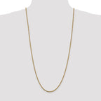 Leslie's 14K 2.5mm Solid Regular Rope Chain - Image 4