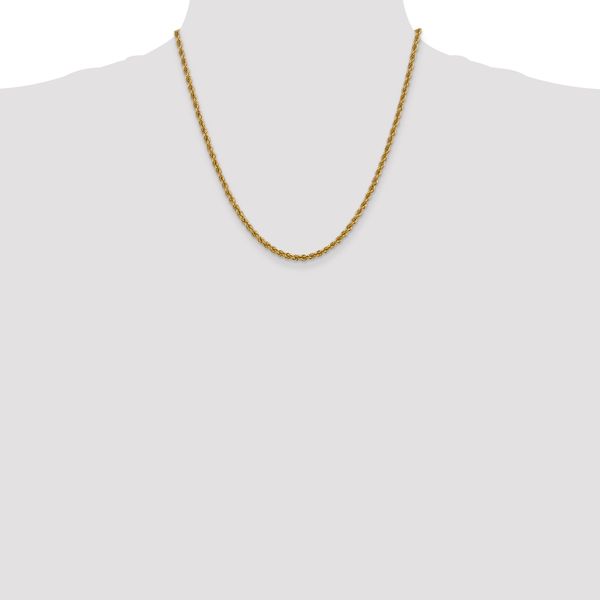 Leslie's 14K 3mm Solid Regular Rope Chain - Image 4