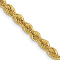 Leslie's 14K 3mm Solid Regular Rope Chain