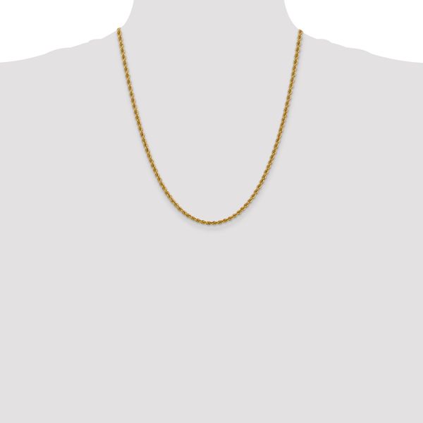 Leslie's 14K 3mm Solid Regular Rope Chain - Image 4