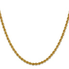 Leslie's 14K 3mm Solid Regular Rope Chain - Image 2