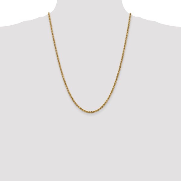 Leslie's 14K 3mm Solid Regular Rope Chain - Image 4