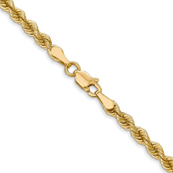 Leslie's 14K 3mm Solid Regular Rope Chain - Image 3