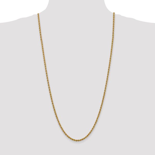 Leslie's 14K 3mm Solid Regular Rope Chain - Image 4