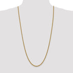 Leslie's 14K 3mm Solid Regular Rope Chain - Image 4