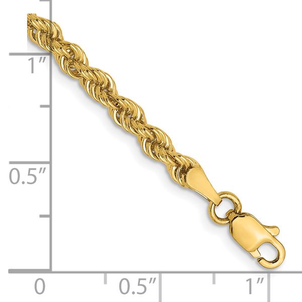 Leslie's 14K 3mm Solid Regular Rope Chain - Image 2