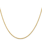 Leslie's 14K 1.3mm Diamond-Cut Rope Chain - Image 2
