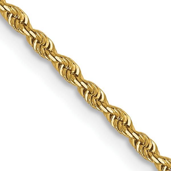 Leslie's 14K 1.3mm Diamond-Cut Rope Chain