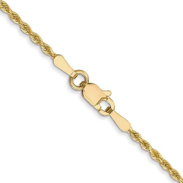 Leslie's 14K 1.3mm Diamond-Cut Rope Chain - Image 3