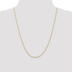 Leslie's 14K 1.3mm Diamond-Cut Rope Chain - Image 4