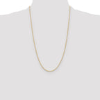 Leslie's 14K 1.3mm Diamond-Cut Rope Chain - Image 4